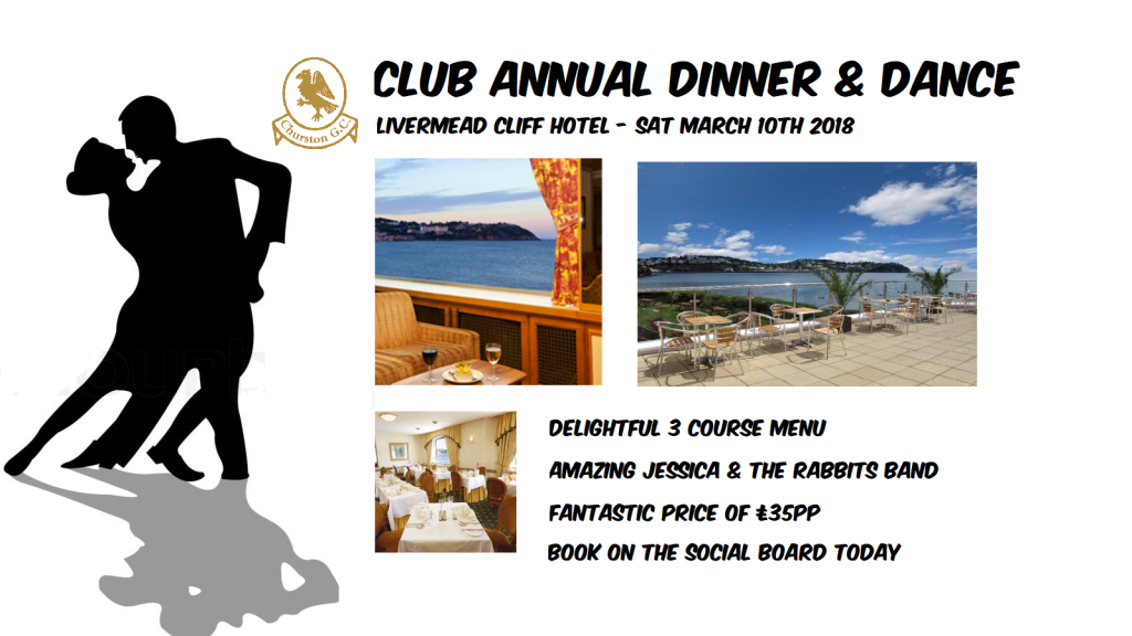 Annual Dinner & Dance @ Livermead Cliff Hotel